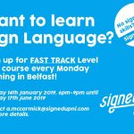 Fasttrack Level 1 BSL Course in Belfast