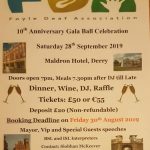 Foyle Deaf Association 10th Anniversary Gala Ball Celebration